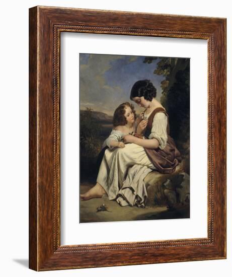 La Fleur préférée-Hermann Winterhalter-Framed Giclee Print