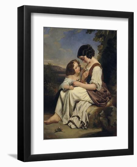 La Fleur préférée-Hermann Winterhalter-Framed Giclee Print