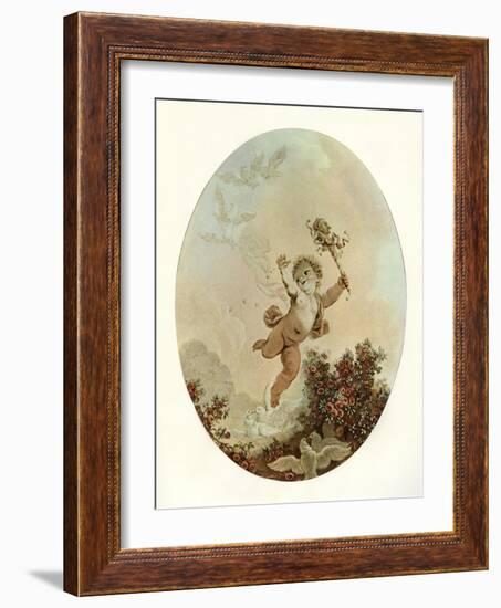 La Folie-Jean-Honore Fragonard-Framed Giclee Print