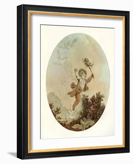 La Folie-Jean-Honore Fragonard-Framed Giclee Print