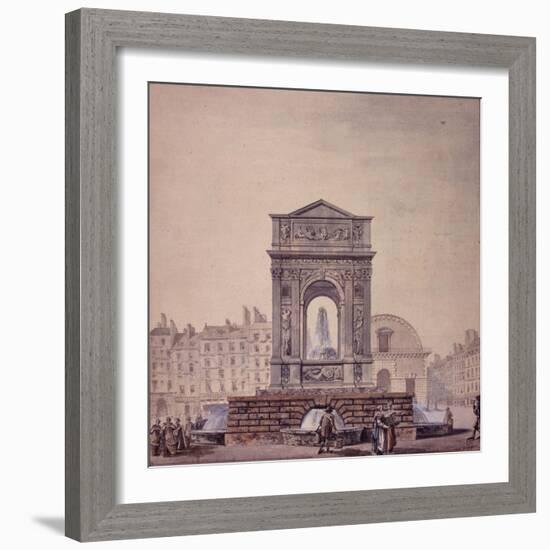 La fontaine des Innocents. Paris (Ier arr.)-Benard-Framed Giclee Print