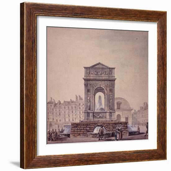 La fontaine des Innocents. Paris (Ier arr.)-Benard-Framed Giclee Print