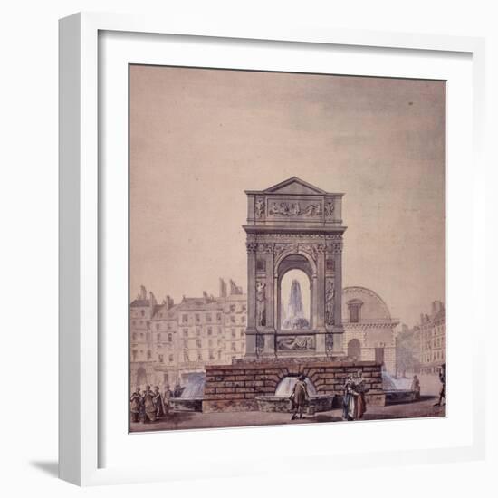 La fontaine des Innocents. Paris (Ier arr.)-Benard-Framed Giclee Print