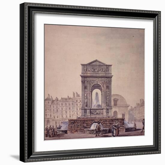 La fontaine des Innocents. Paris (Ier arr.)-Benard-Framed Giclee Print