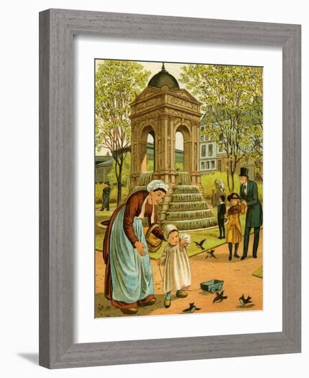 La Fontaine des Innocents-Thomas Crane-Framed Giclee Print