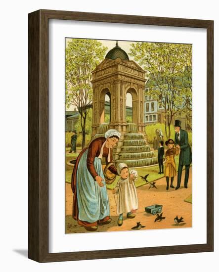 La Fontaine des Innocents-Thomas Crane-Framed Giclee Print