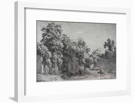 La Fontana Egeria, 1792-Jacob Wilhelm Mechau-Framed Giclee Print