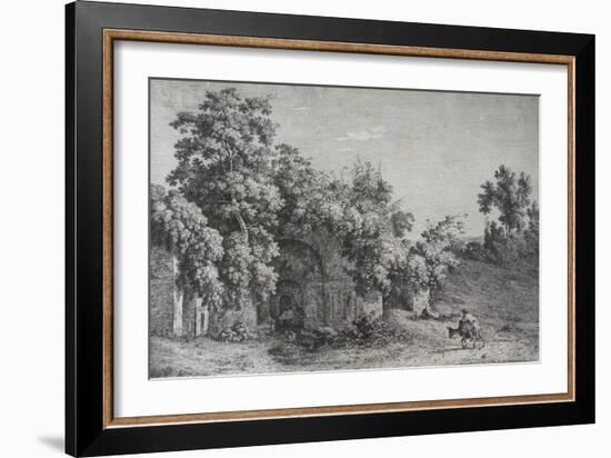 La Fontana Egeria, 1792-Jacob Wilhelm Mechau-Framed Giclee Print