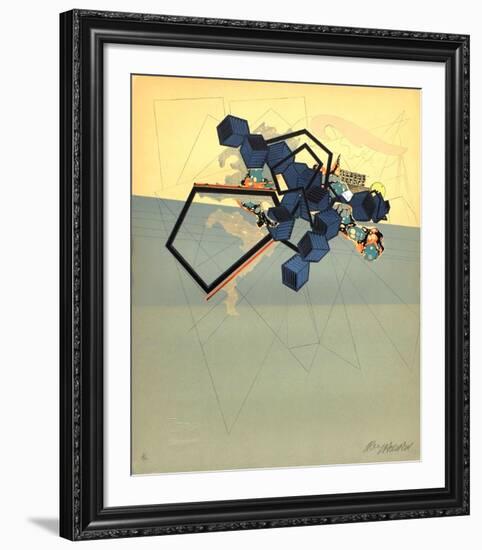 La fonte des neiges-Alain Le Yaouanc-Framed Limited Edition