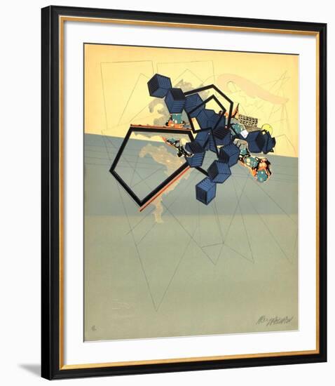 La fonte des neiges-Alain Le Yaouanc-Framed Limited Edition