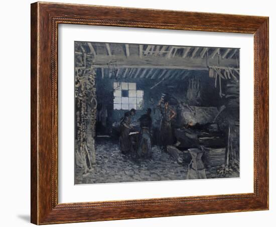 La forge à Marly le Roi (Yvelines)-Alfred Sisley-Framed Giclee Print