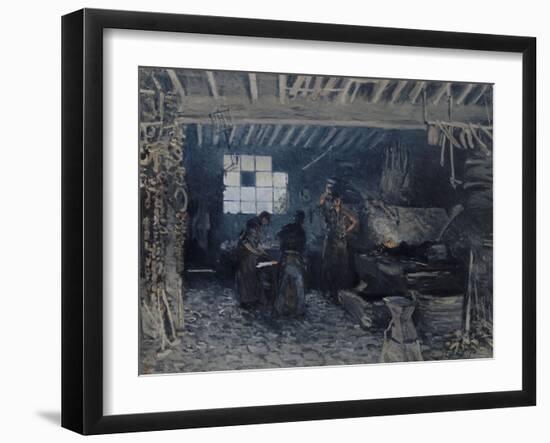 La forge à Marly le Roi (Yvelines)-Alfred Sisley-Framed Giclee Print