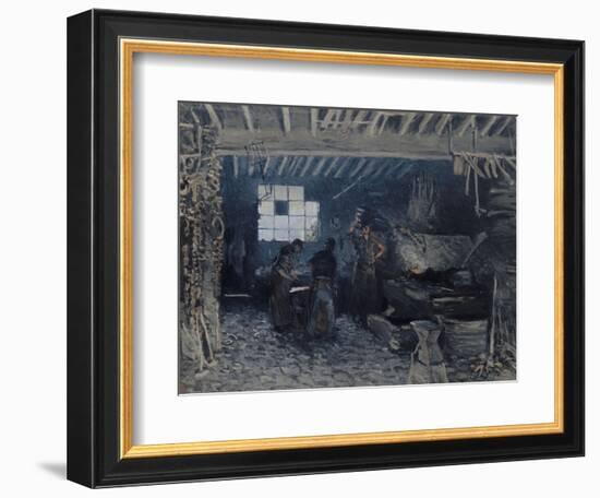 La forge à Marly le Roi (Yvelines)-Alfred Sisley-Framed Giclee Print