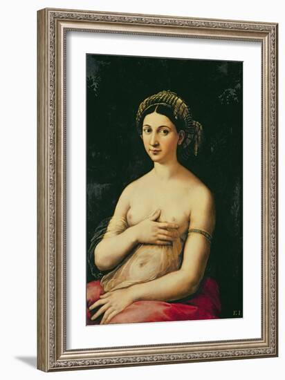 La Fornarina, circa 1516-Raphael-Framed Giclee Print