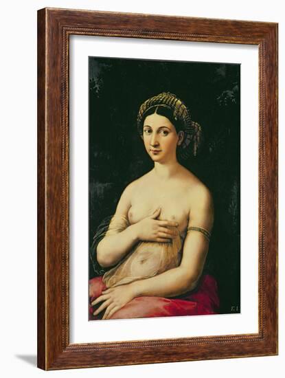 La Fornarina, circa 1516-Raphael-Framed Giclee Print