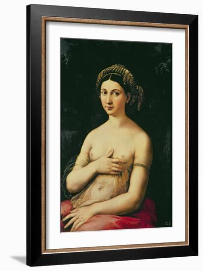 La Fornarina, circa 1516-Raphael-Framed Giclee Print