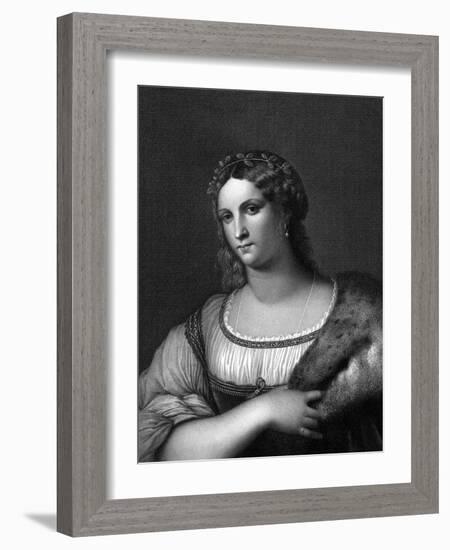 La Fornarina-Raffaello Sanzio-Framed Art Print