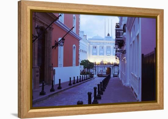 La Fortaleza, Old San Juan, Puerto Rico-George Oze-Framed Premier Image Canvas