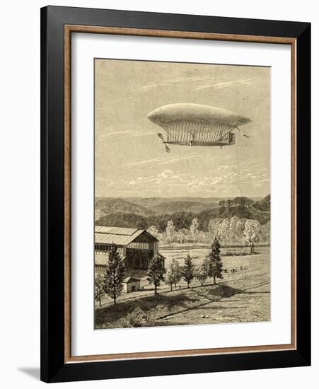 La France Airship-null-Framed Art Print