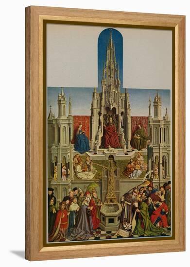 'La Fuente De La Vida', (The Fountain of Grace), 1430-1455, (c1934)-Jan Van Eyck-Framed Premier Image Canvas