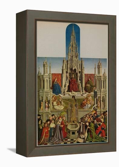 'La Fuente De La Vida', (The Fountain of Grace), 1430-1455, (c1934)-Jan Van Eyck-Framed Premier Image Canvas