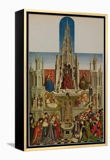 'La Fuente De La Vida', (The Fountain of Grace), 1430-1455, (c1934)-Jan Van Eyck-Framed Premier Image Canvas