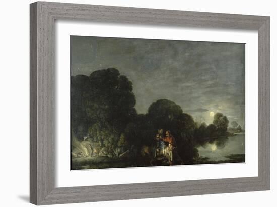 La Fuite en Egypte-Adam Elsheimer-Framed Giclee Print