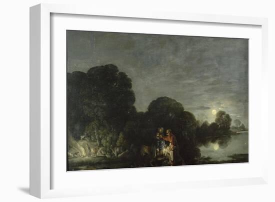 La Fuite en Egypte-Adam Elsheimer-Framed Giclee Print