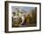 La fuite en Egypte-Nicolas Poussin-Framed Giclee Print