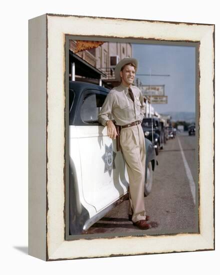 La furie du desert (Desert Fury) by Lewis Allen with Burt Lancaster, 1947 (photo)-null-Framed Stretched Canvas