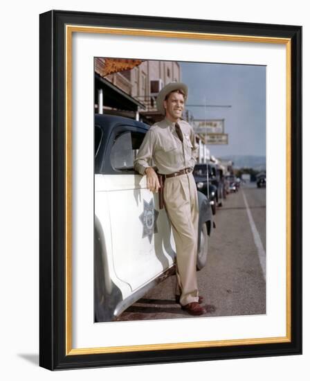 La furie du desert (Desert Fury) by Lewis Allen with Burt Lancaster, 1947 (photo)-null-Framed Photo