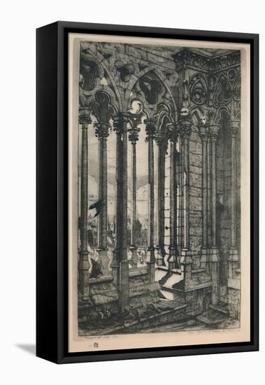 'La Galerie Notre-Dame (3rd State, 11 1/8 x 6 15/16 Inches)', 1853, (1927.)-Charles Meryon-Framed Premier Image Canvas