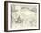 La Gare Saint-Lazare (On the Suburban Side) (Pencil on Paper)-Claude Monet-Framed Giclee Print