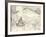 La Gare Saint-Lazare (On the Suburban Side) (Pencil on Paper)-Claude Monet-Framed Giclee Print