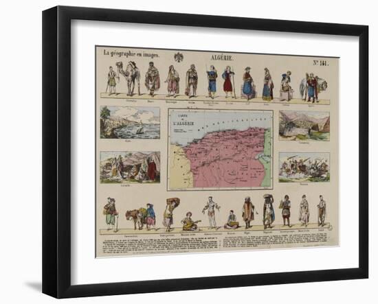 La géographie en images : Algérie-null-Framed Giclee Print