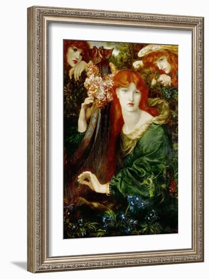 La Ghirlandata (1873).-Dante Gabriel Rossetti-Framed Giclee Print