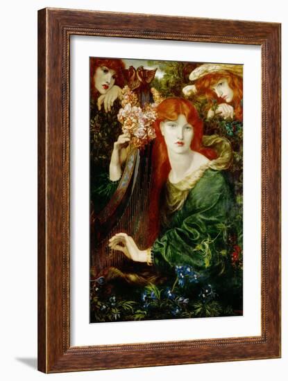 La Ghirlandata (1873).-Dante Gabriel Rossetti-Framed Giclee Print