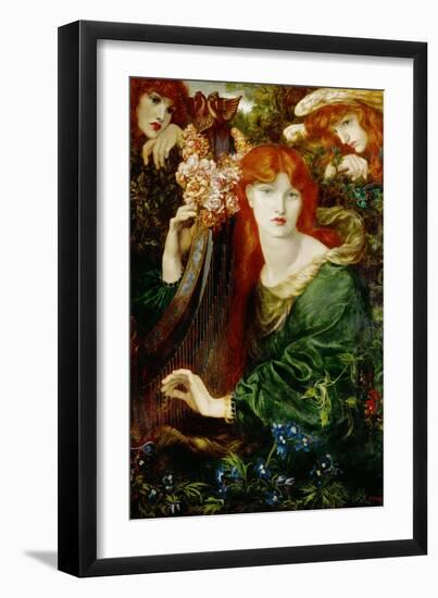 La Ghirlandata (1873).-Dante Gabriel Rossetti-Framed Giclee Print