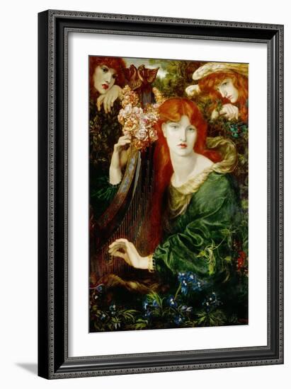 La Ghirlandata (1873).-Dante Gabriel Rossetti-Framed Giclee Print