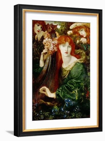 La Ghirlandata (1873).-Dante Gabriel Rossetti-Framed Giclee Print