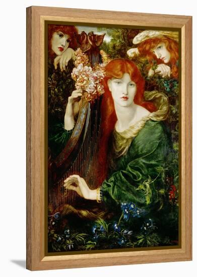 La Ghirlandata (1873).-Dante Gabriel Rossetti-Framed Premier Image Canvas