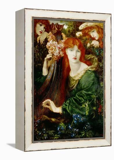 La Ghirlandata (1873).-Dante Gabriel Rossetti-Framed Premier Image Canvas