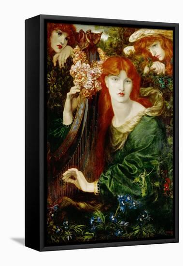 La Ghirlandata (1873).-Dante Gabriel Rossetti-Framed Premier Image Canvas