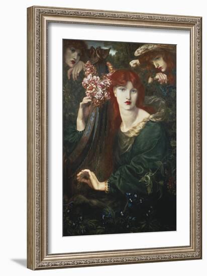 La Ghirlandata-Dante Gabriel Rossetti-Framed Art Print