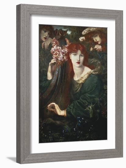 La Ghirlandata-Dante Gabriel Rossetti-Framed Art Print