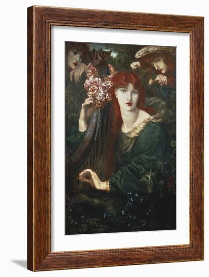 La Ghirlandata-Dante Gabriel Rossetti-Framed Art Print