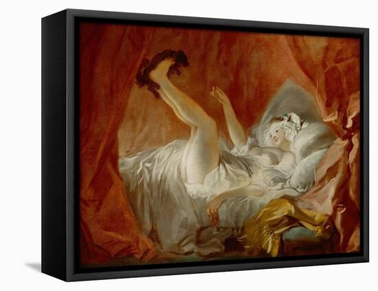 La Gimblette.-Jean-Honore Fragonard-Framed Premier Image Canvas