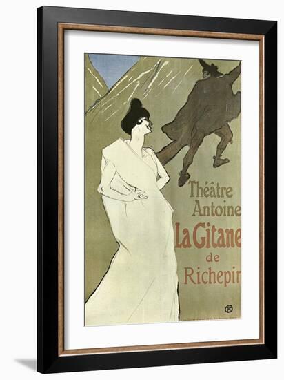 La Gitane, 1899-1900-Henri de Toulouse-Lautrec-Framed Giclee Print