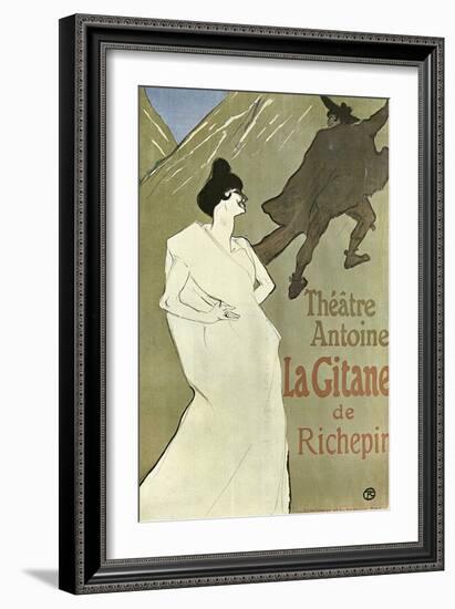 La Gitane, 1899-1900-Henri de Toulouse-Lautrec-Framed Giclee Print