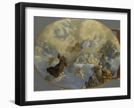 La Glorification de Saint Bernardin de Sienne-Donato Creti-Framed Giclee Print